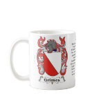 Grimes Family Coat of Arms mug