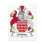 Grimes Family Crest postcards