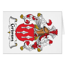 Grimm Family Crest Greeting Cards