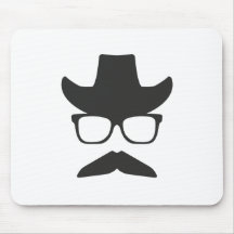 Gringo Moustache Mouse Pad