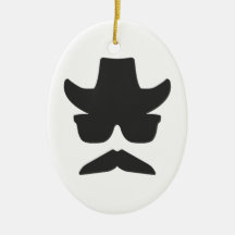 Gringo Moustache Ornament