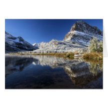 Grinnell Point Snowy Reflections Greeting Card