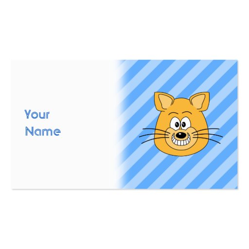 Grinning Cat. Business Card Templates
