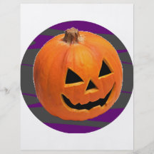 Grinning Pumpkin Custom Flyer