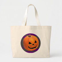 Grinning Pumpkin Tote Bag