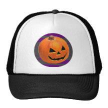 Grinning Pumpkin Trucker Hat
