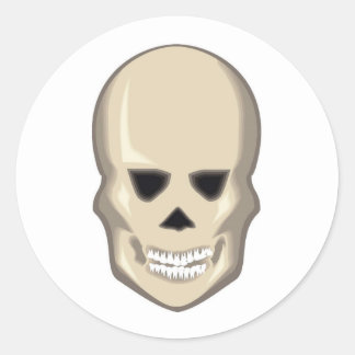 Grinning Skull Round Sticker - grinning_skull_sticker-r1f33f14239b54743b7ad4f96ed0e052a_v9waf_8byvr_324