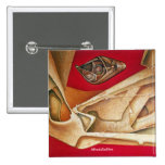 Grises en el pasado pinback buttons