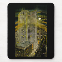Griswold Street Detroit, Detroit Michigan Vintage Mousepads