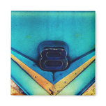 Gritty V8 Engine Emblem Refrigerator Magnet