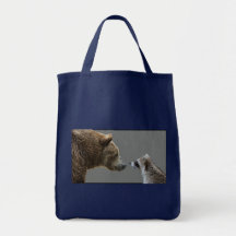 Grizzle Bear Meets Raccoon Bags
