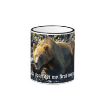 GRIZZLY BEAR Funny WILDLIFE Mug