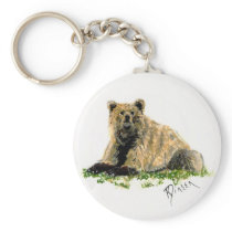 Grizzly Bear keychain