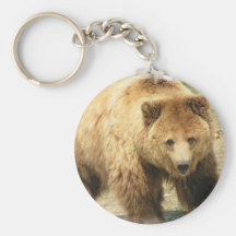 Grizzly Bear Keychain