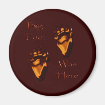 GRIZZLY BEAR TRACKS MAGNET