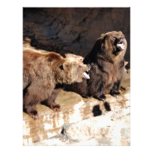 Grizzly Bears Personalized Letterhead