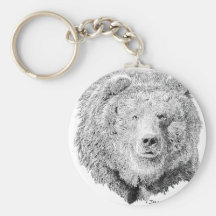 Grizzy Bear Key Chains