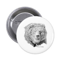 Grizzy Bear Pin
