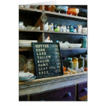 Groceries in General Store Greeting Cards