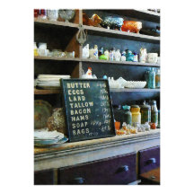 Groceries in General Store Personalized Invitation