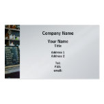 Groceries in General Store - Platinum Finish Business Card