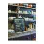 Groceries in General Store Postcard