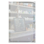 Groceries in General Store Customized Stationery