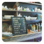 Groceries in General Store Square Sticker