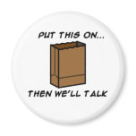 Grocery Bag Needed! magnets