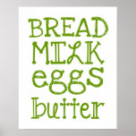 Grocery List Print