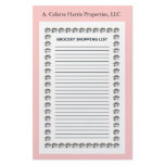 Grocery Note Pad- Design 1 Customized Stationery