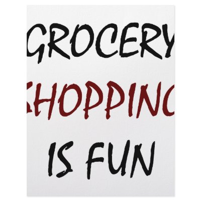 Grocery Shopping Is Fun Custom Letterhead by Supernova23