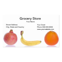 Grocery Store Business Card