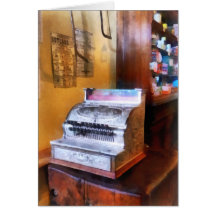 Grocery Store Cash Register Card