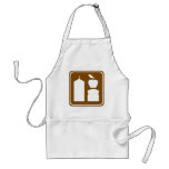 Grocery Store Highway Sign Aprons