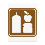 Grocery Store Highway Sign Postcards