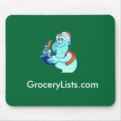 GroceryLists.com mouse pad by GroceryLists