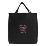 grociery/book bags embroidered bags