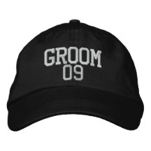 Groom: 09 Customizable Wedding Hat Embroidered Baseball Cap