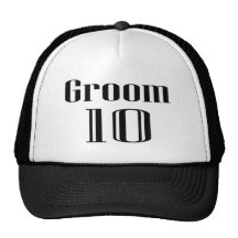 Groom 10 trucker hats