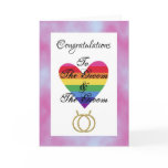 groom and groom gay congratulations cards