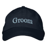Groom baseball hat embroidered hat