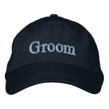 Groom baseball hat embroidered hat