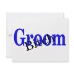 Groom Bitch Custom Announcements