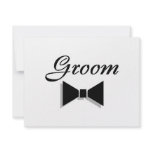 Groom Bowtie invitations