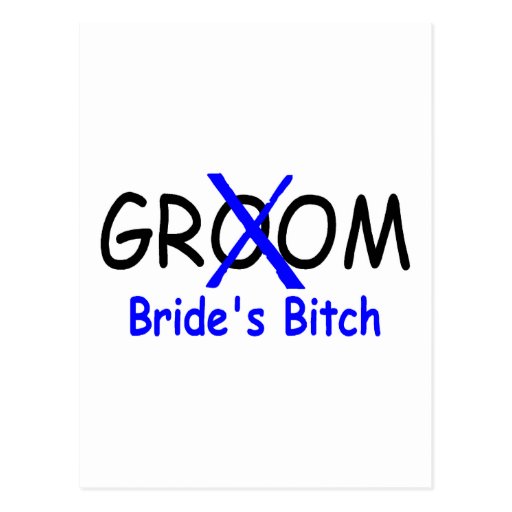 Groom (Brides Bitch Blue) Postcards