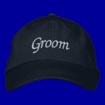 Groom Cap embroidered hats