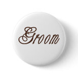 Groom Classy Browns Pin