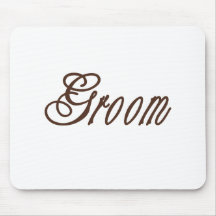 Groom Classy Browns Mouse Pads