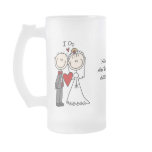 Groom Customizable Glass Mug